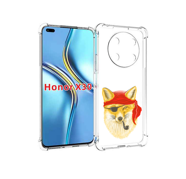

Чехол MyPads лиса-пират для Honor X30 / Magic4 Lite 5G, Прозрачный, Tocco