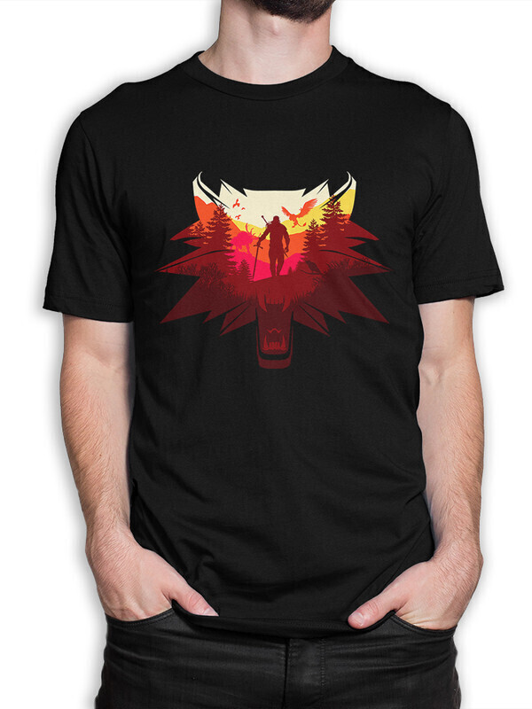 

Футболка мужская Dream Shirts Ведьмак 10009182 черная S, Ведьмак 10009182