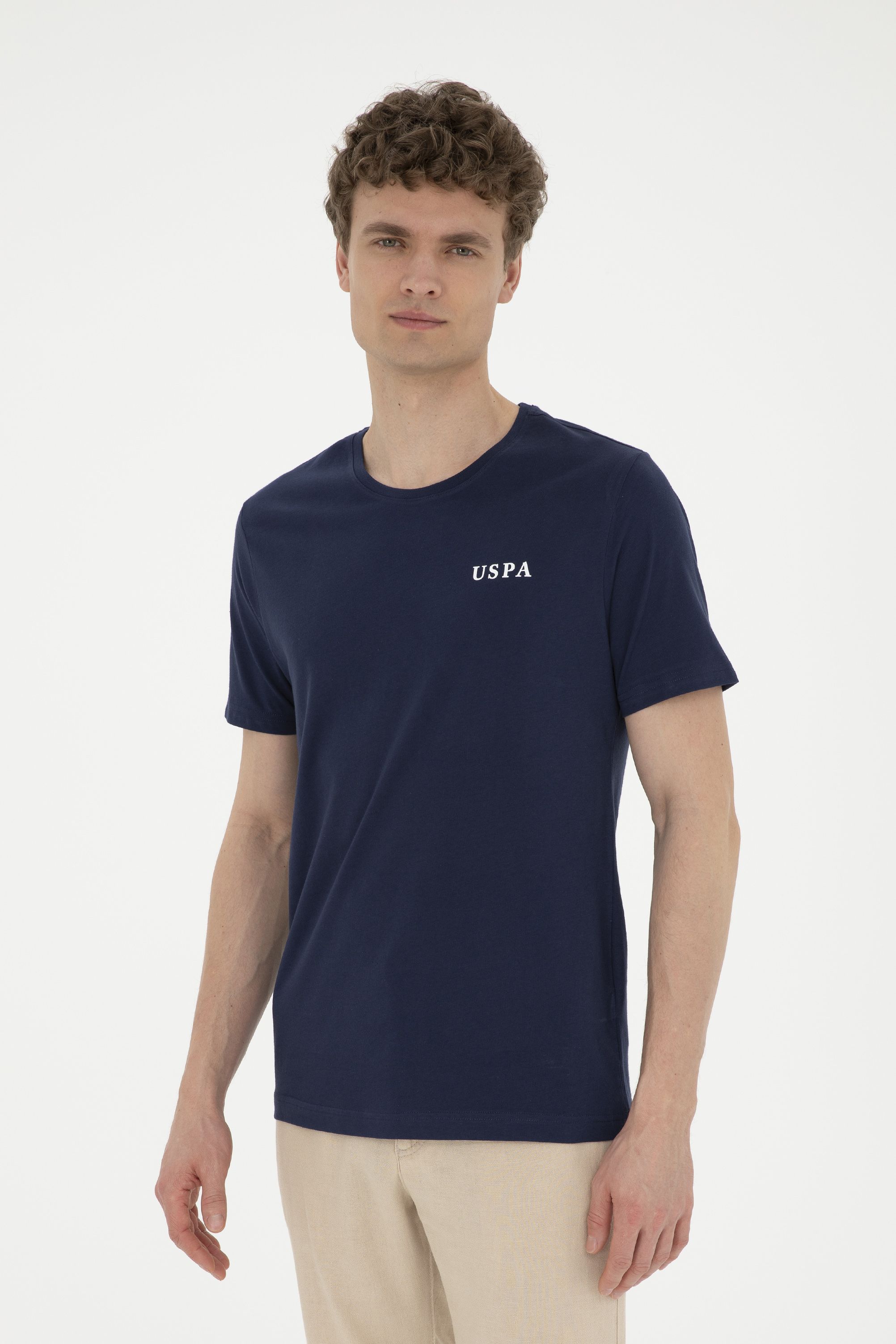 

Футболка мужская US Polo Assn G081GL0110SANT синяя M, Синий, G081GL0110SANT