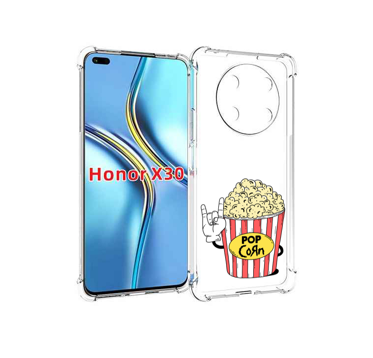 

Чехол MyPads крутой попкорн для Honor X30 / Magic4 Lite 5G, Прозрачный, Tocco