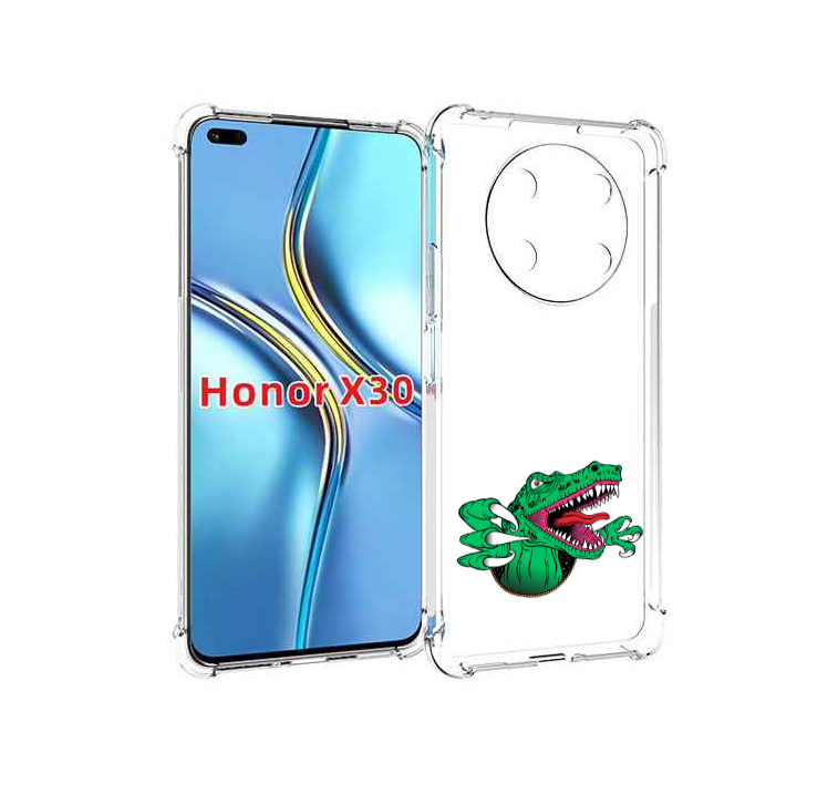 

Чехол MyPads крокодил для Honor X30 / Magic4 Lite 5G, Прозрачный, Tocco