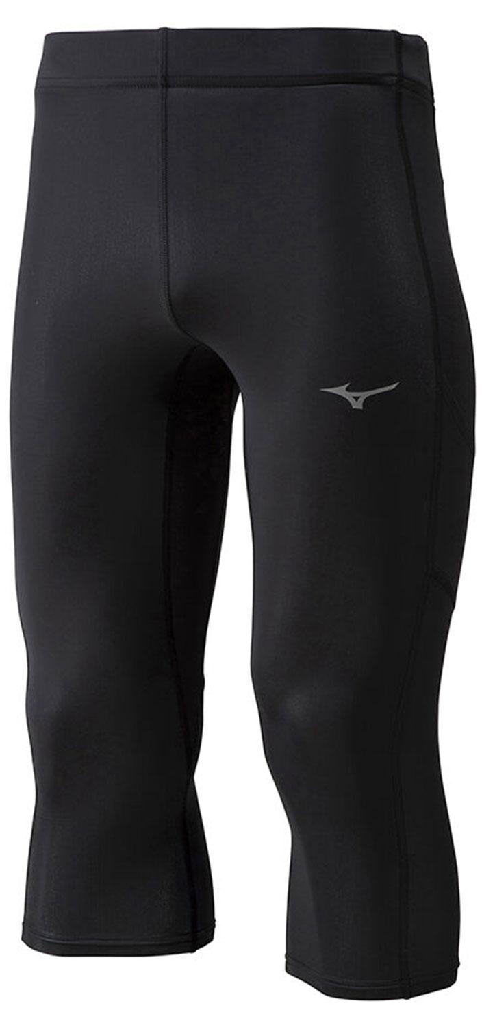 фото Тайтсы мужские mizuno core 3/4 tight черные s