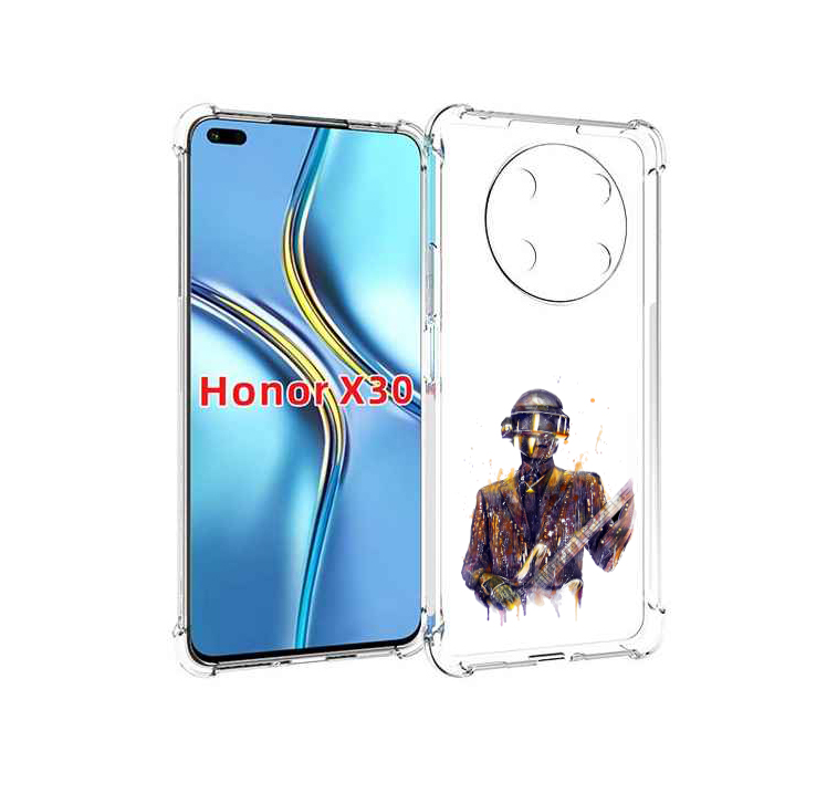 

Чехол MyPads космо-гитарист для Honor X30 / Magic4 Lite 5G, Прозрачный, Tocco
