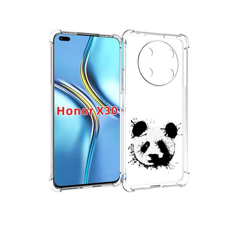 

Чехол MyPads клякса-панда для Honor X30 / Magic4 Lite 5G, Прозрачный, Tocco