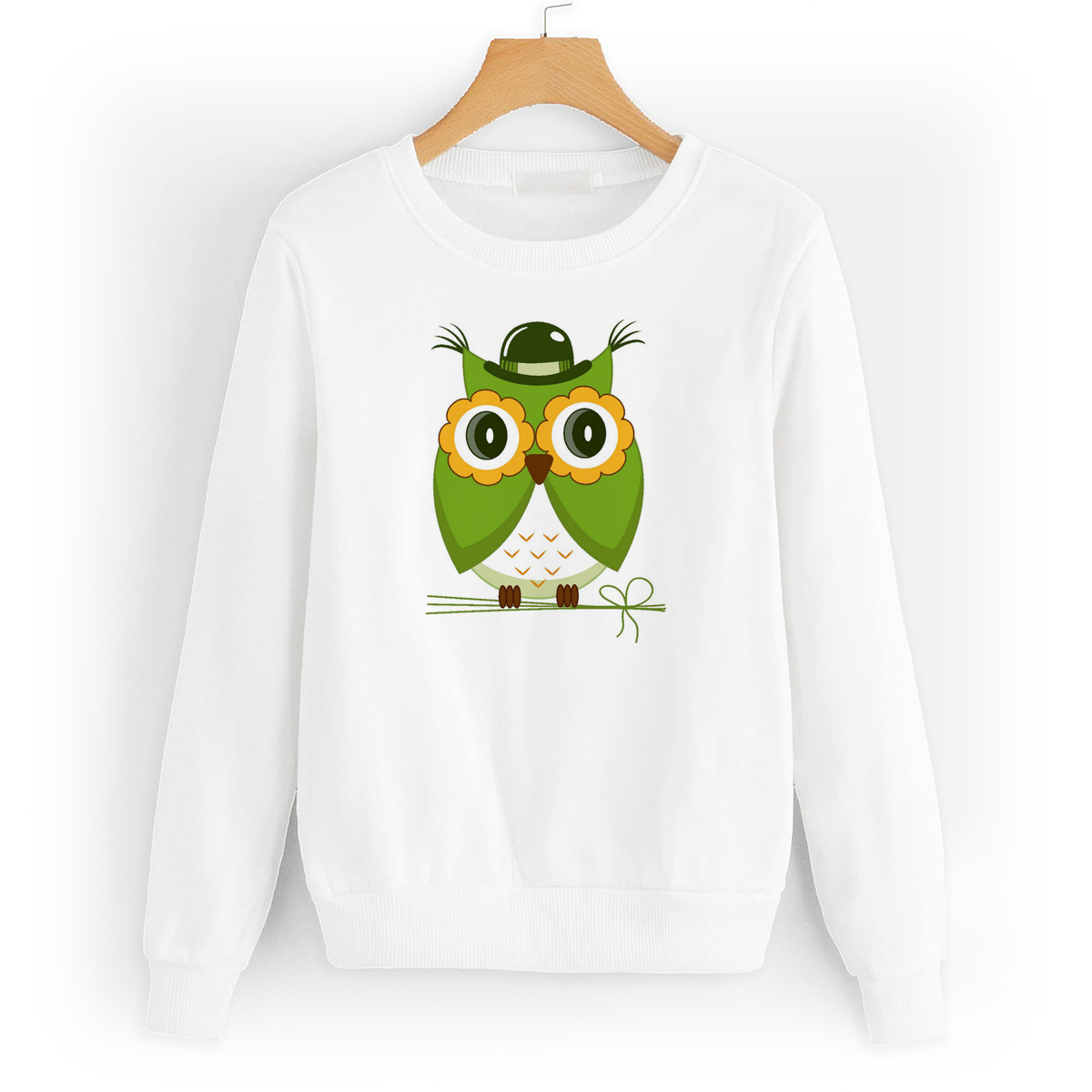 

Свитшот белый CoolPodarok Сова, W0114566