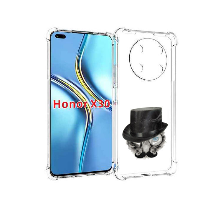 

Чехол MyPads интелегентный кот для Honor X30 / Magic4 Lite 5G, Прозрачный, Tocco
