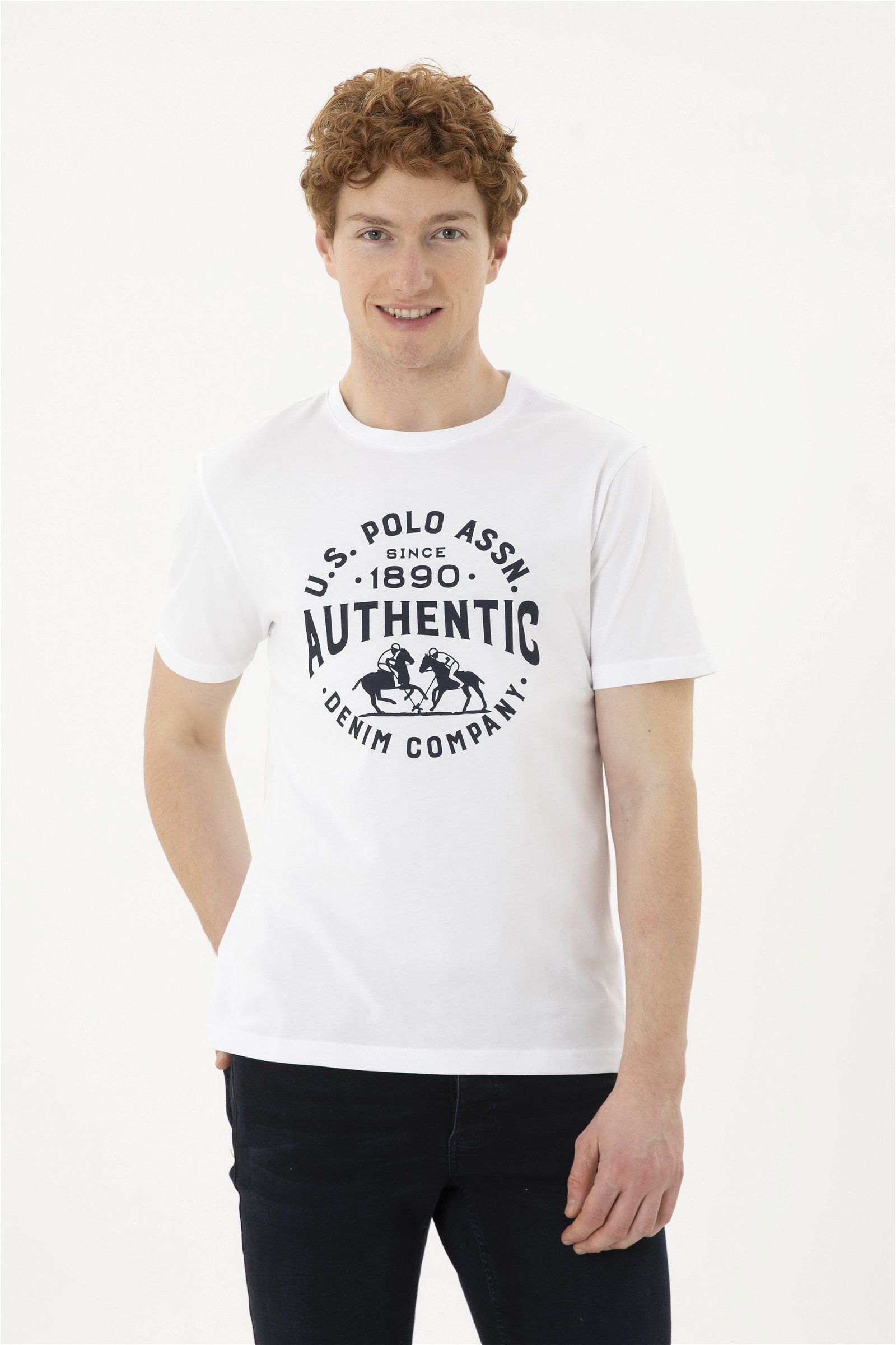 

Футболка мужская U.S. POLO Assn. G081GL0110EVLET белая XL, Белый, G081GL0110EVLET