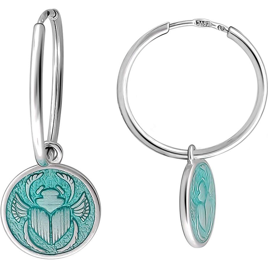 

Серьги женские из серебра с эмалью Эстет Р3С0502342Э, Р3С0502342Э