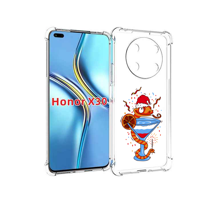 

Чехол MyPads змейка для Honor X30 / Magic4 Lite 5G, Прозрачный, Tocco
