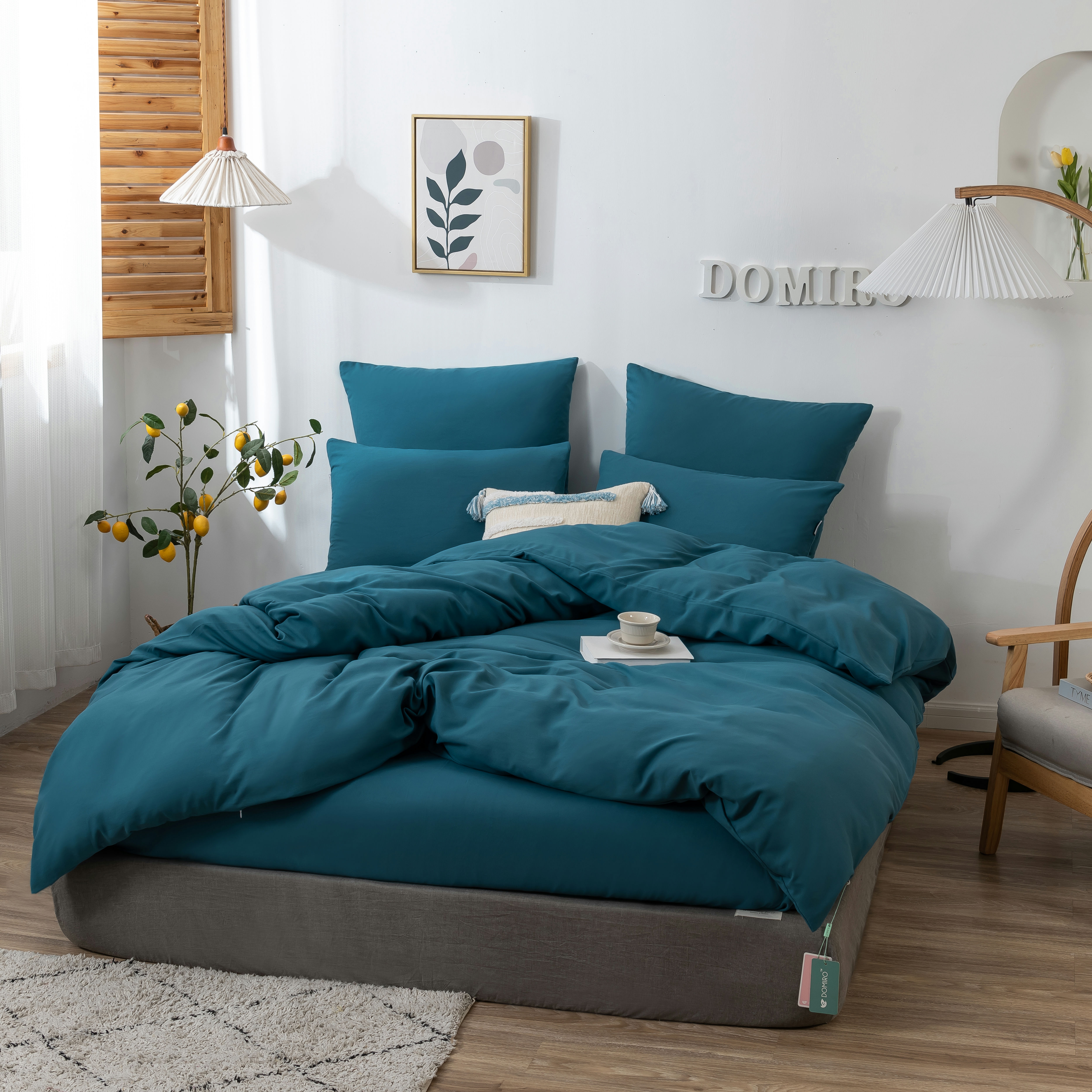 

Постельное белье DOMIRO Colors комплект 2 спальный на молнии подарочный набор, COL01627
