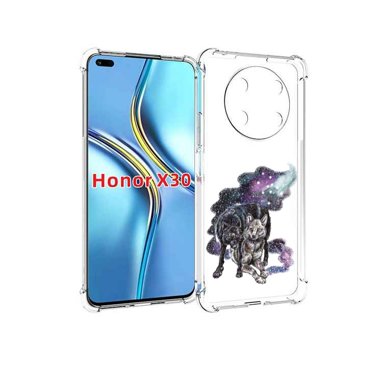 

Чехол MyPads звездные волки для Honor X30 / Magic4 Lite 5G, Прозрачный, Tocco