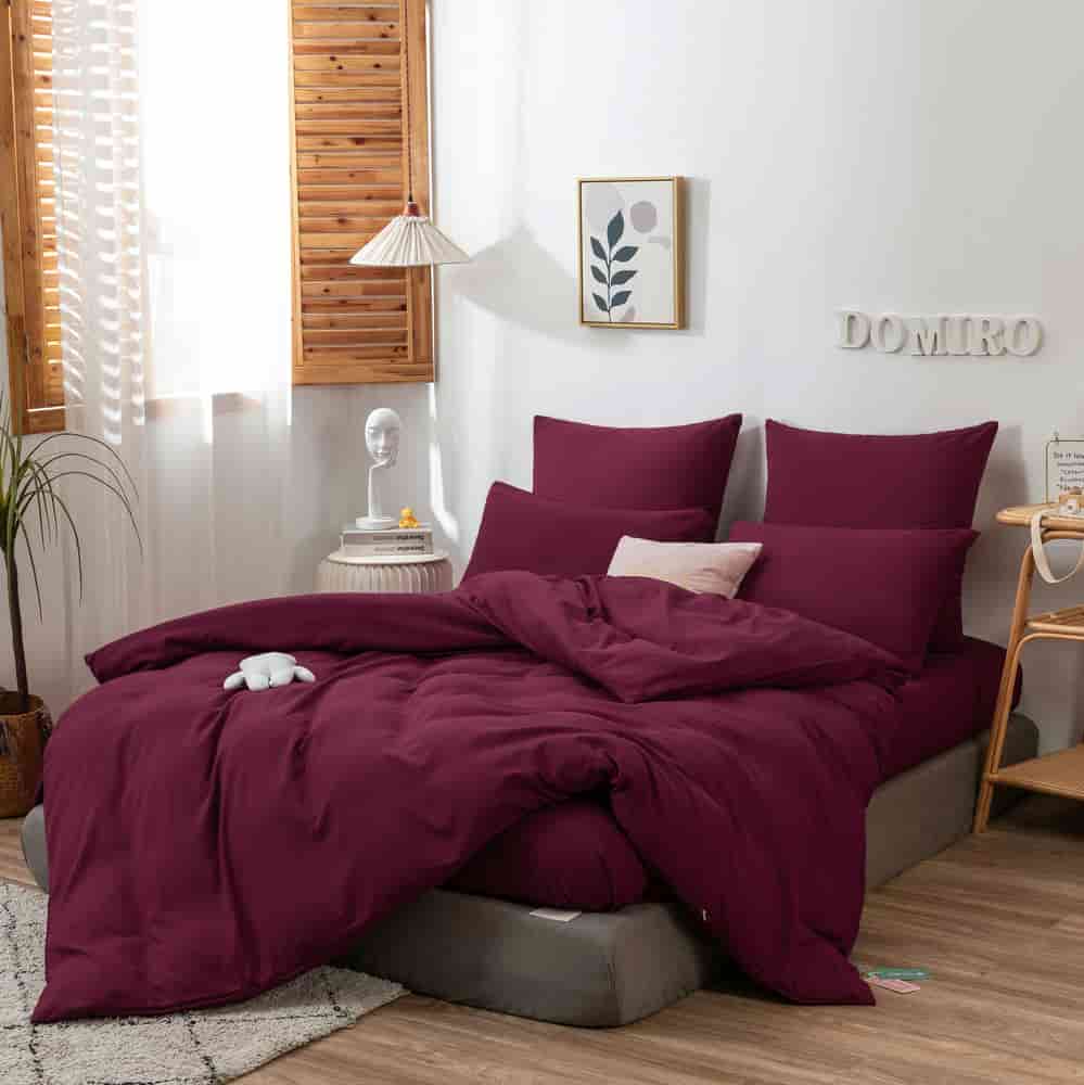 фото Постельное белье domiro colors комплект 2 спальный на молнии подарочный набор