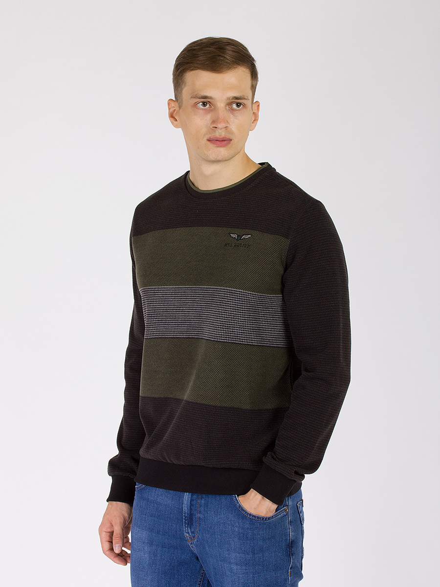 

Джемпер мужской GD60700218 MCL хаки 2XL, GD60700218