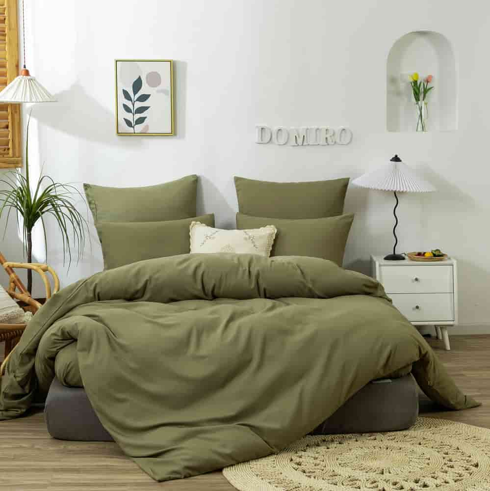 

Постельное белье DOMIRO Colors комплект Евро на молнии подарочный набор, COL00834