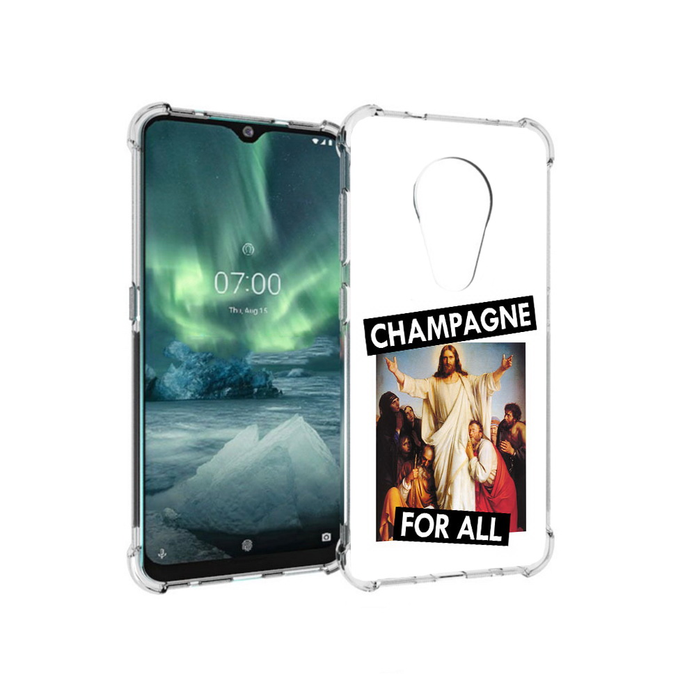 

Чехол MyPads Tocco для Nokia 7.2 шампанское (PT139171.105.697), Прозрачный, Tocco