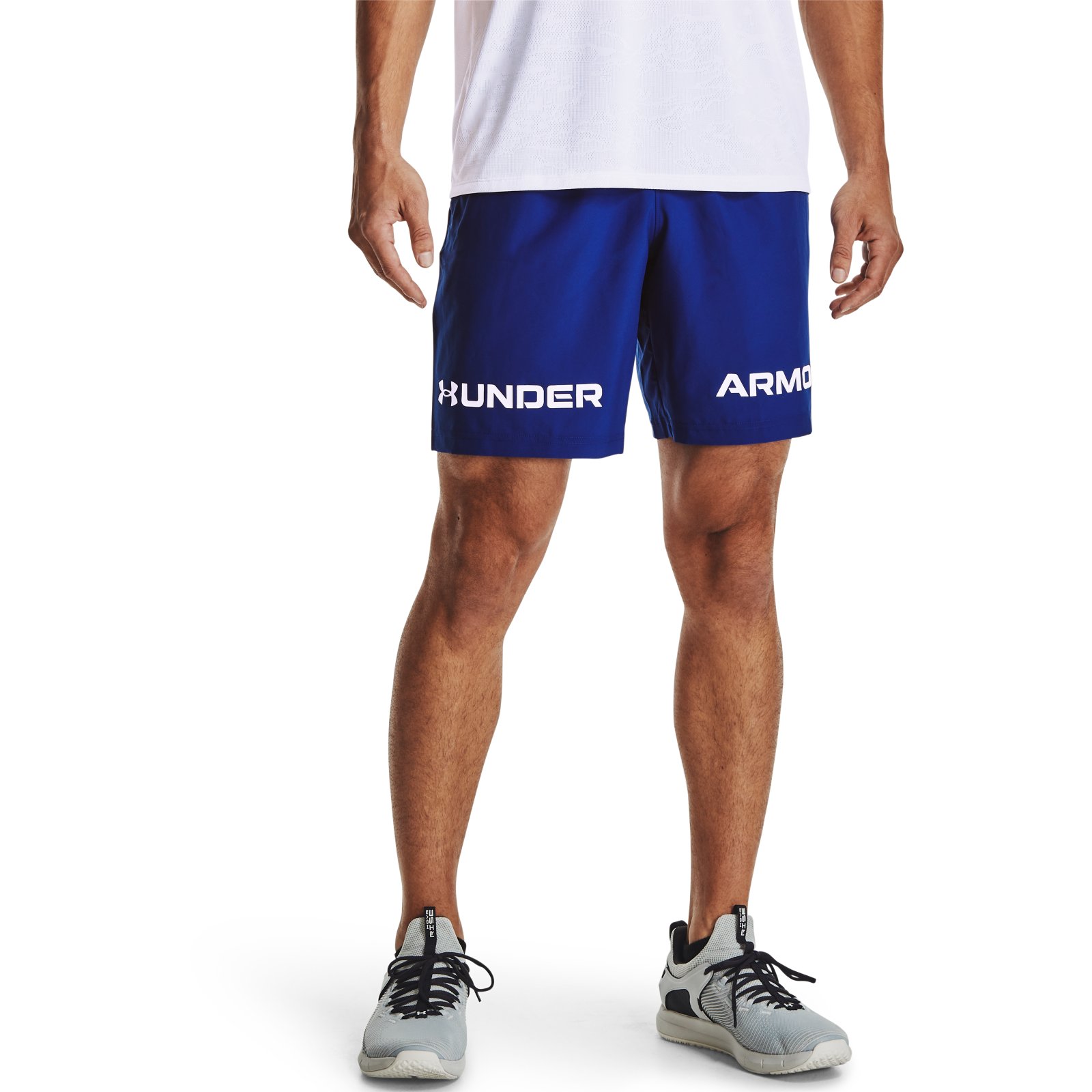 фото Шорты мужские under armour ua woven graphic wm short синие l