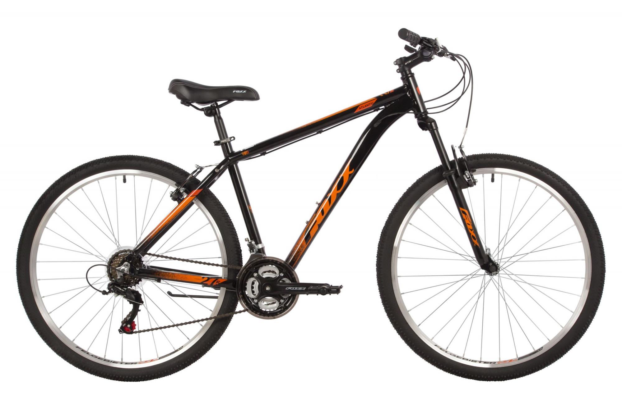 Велосипед Foxx 27.5 ATLANTIC черный, алюминий, размер 18 (27AHV.ATLAN.18BK2)