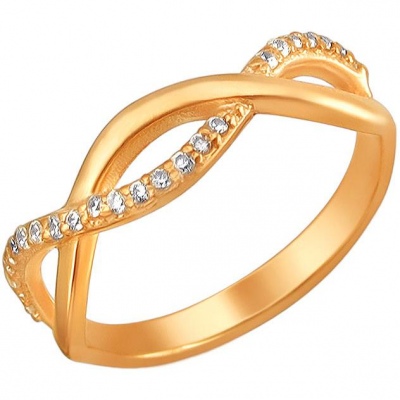 

Кольцо из серебра р. , Эстет 01К1511704А, фианит, 01К1511704А