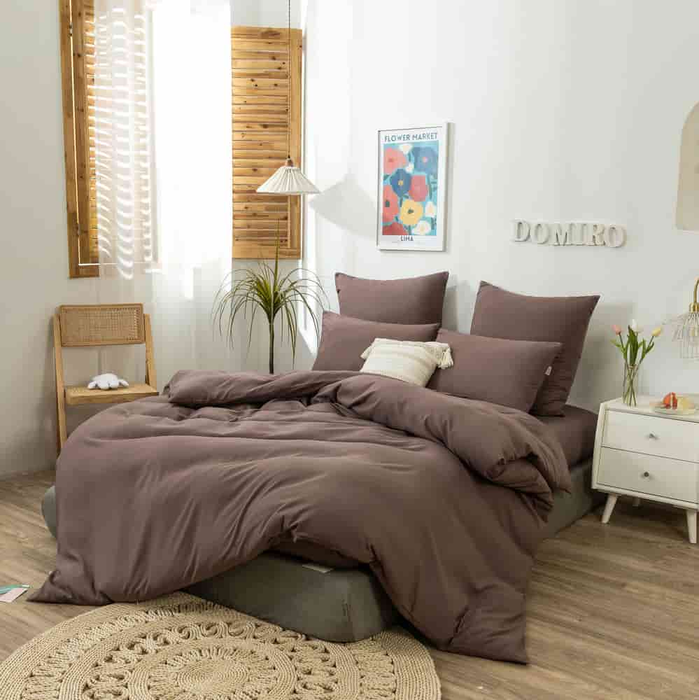 

Постельное белье DOMIRO Colors комплект 2 спальный на молнии подарочный набор, COL00525