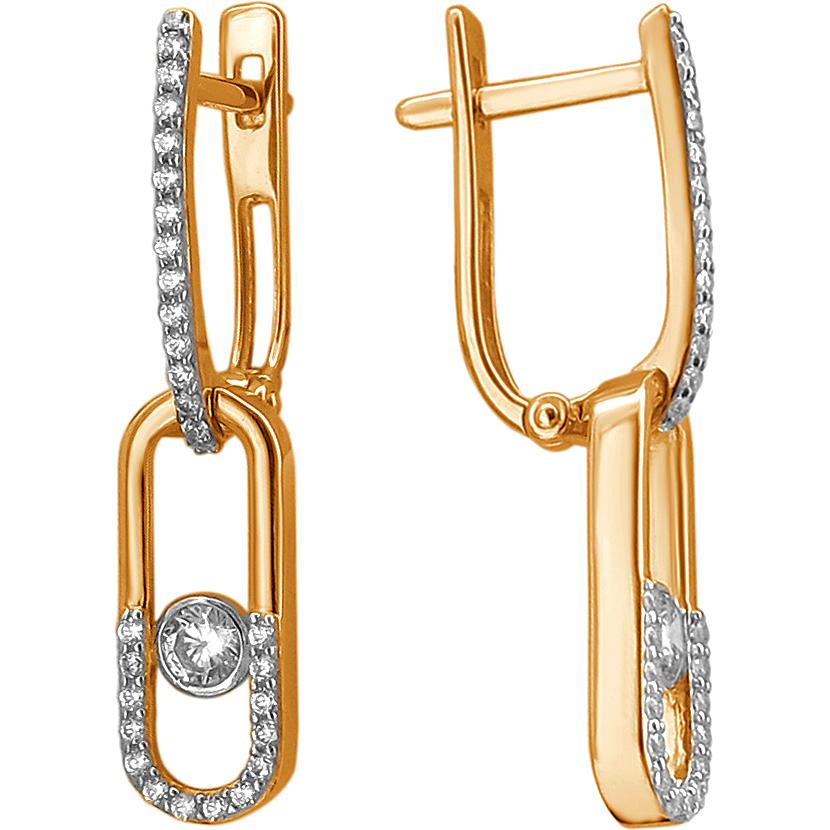 

Серьги женские из золота Эстет 01С1113122Р, фианит, 01С1113122Р