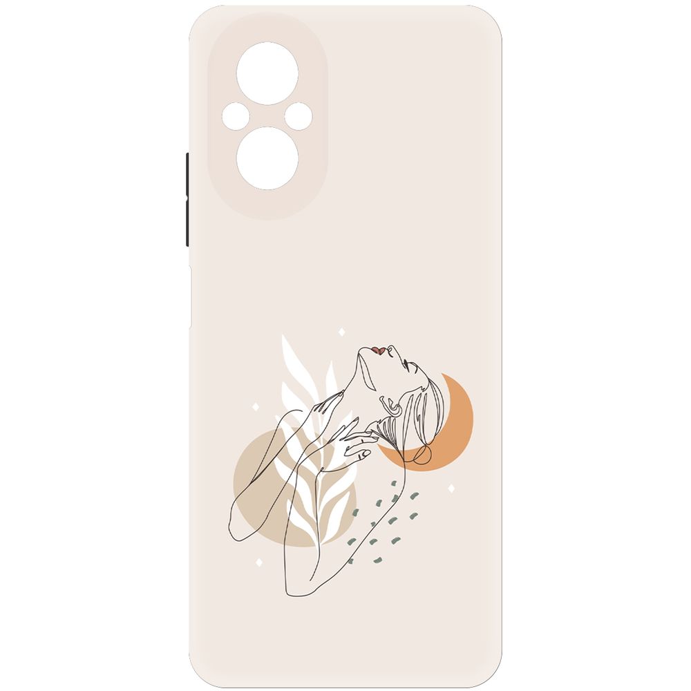 

Чехол-накладка Krutoff Soft Case Женственность для Realme C67 черный
