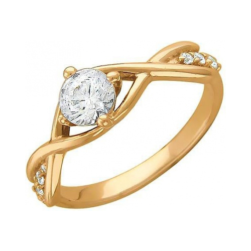

Кольцо из серебра с фианитом р. 15,5 Эстет 01К156021А, 01К156021А