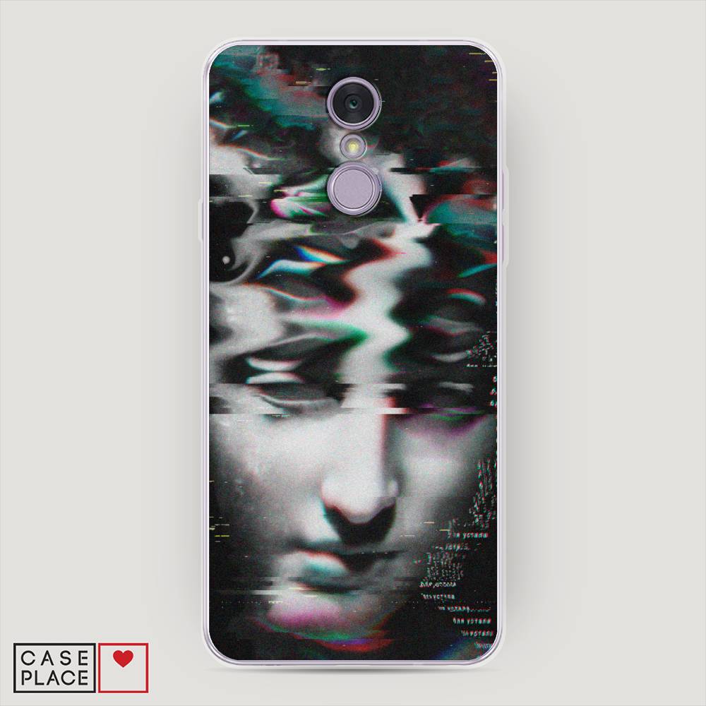 

Чехол Awog на LG Q7 (Plus, Alpha) "Glitch Art", Серый, 83550-9