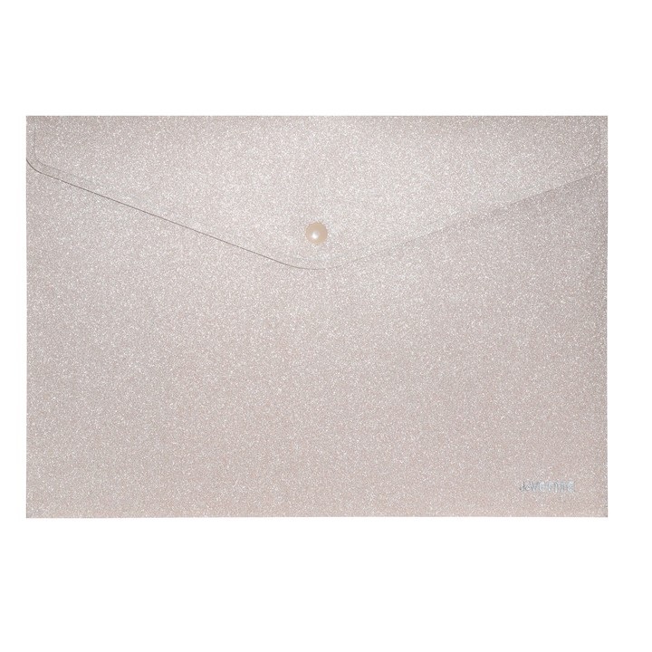 

Папка-конверт на кнопке А4 дизайн deVENTE.Glitter Shine 350мкм, песок, с бл золото 3079918, Glitter Shine