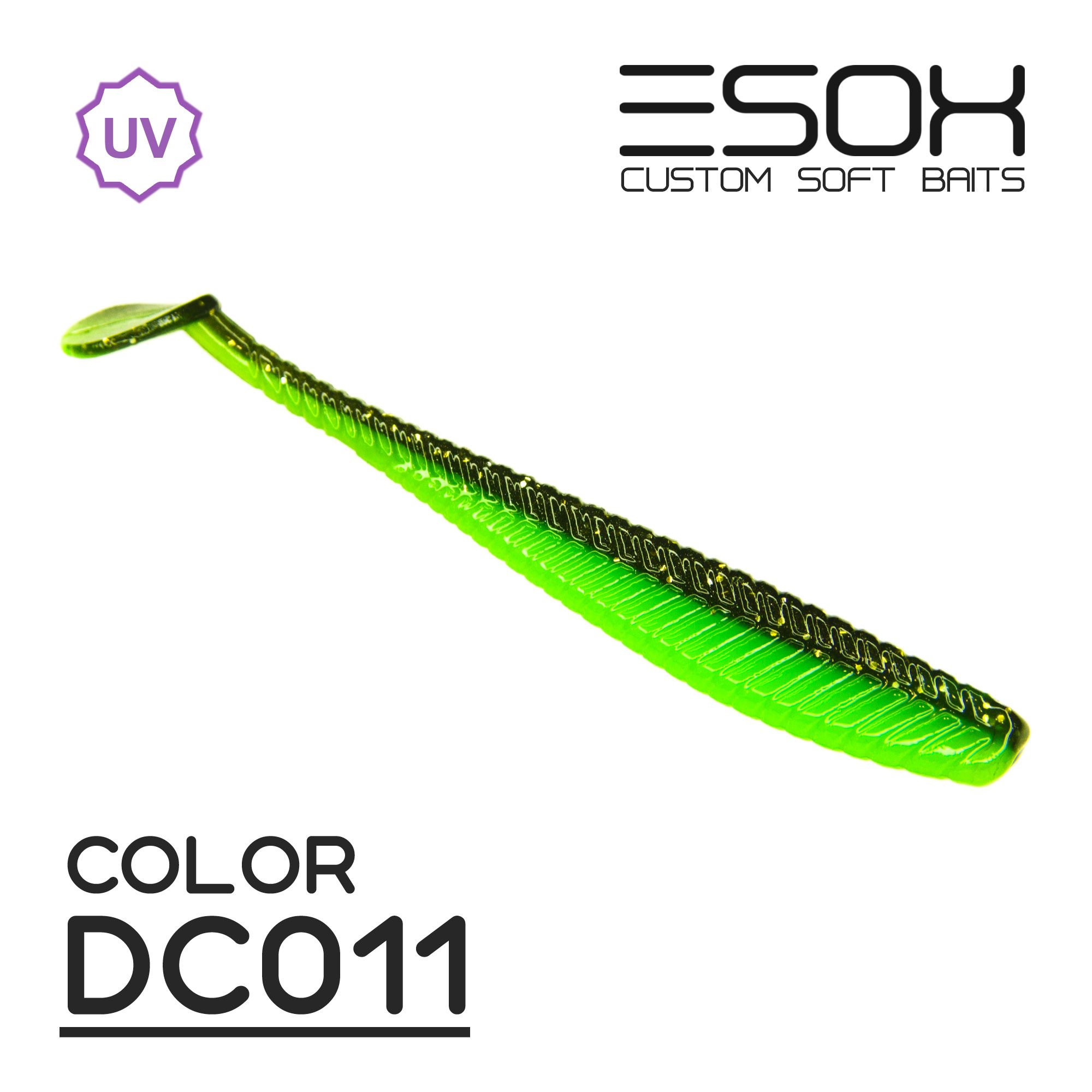 

Силиконовая приманка Esox Tratta 106 мм цвет dc011 5 шт, Разноцветный, Tratta