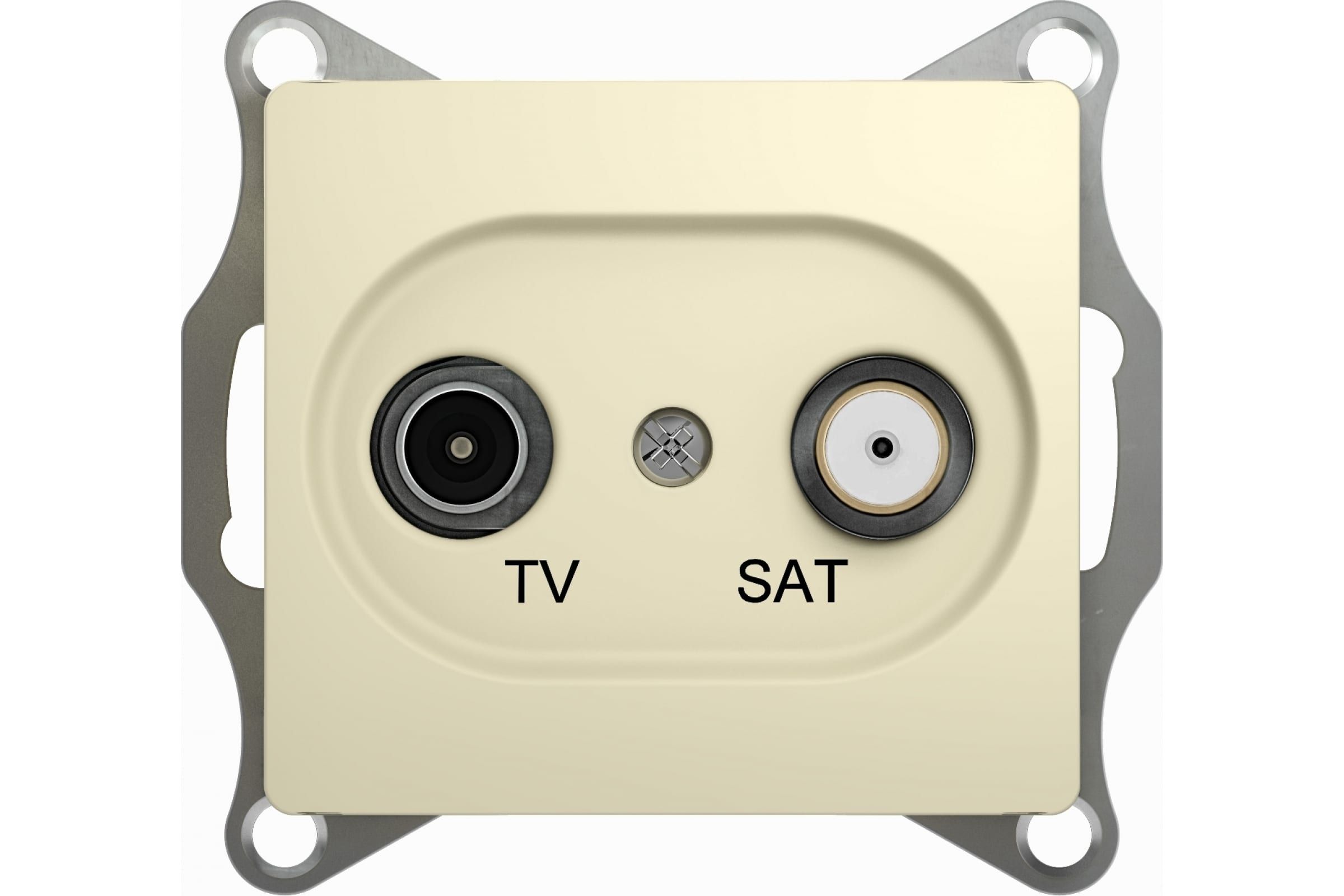 

Розетка TV+SAT телевизионная+спутниковая GLOSSA GSL000298 Schneider Electric