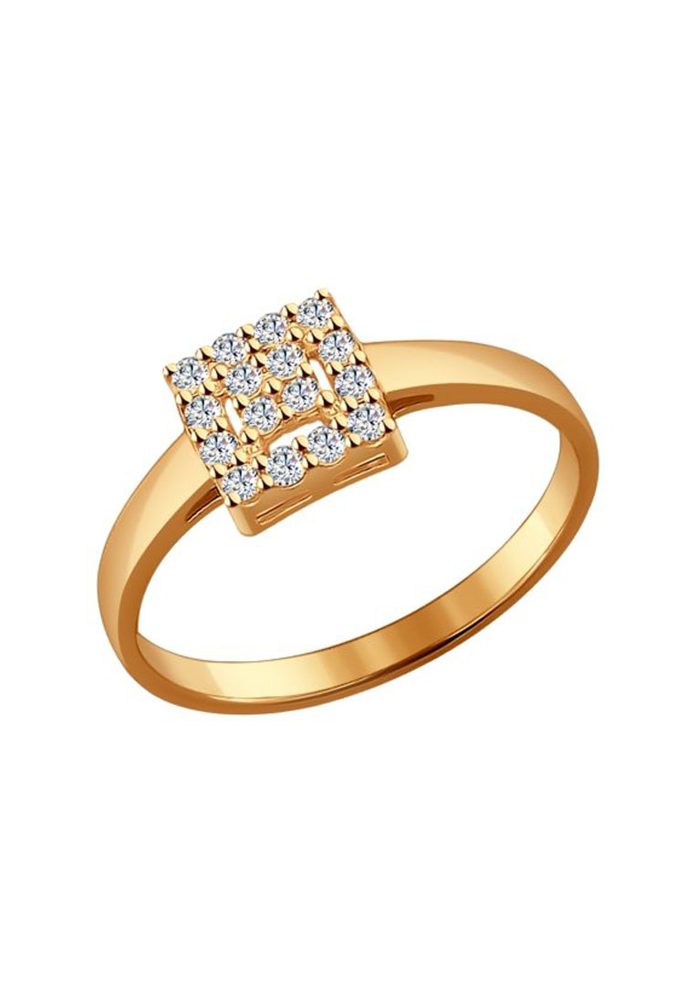 

Кольцо из серебра с фианитом р. , SOKOLOV 93010533, 93010533_k