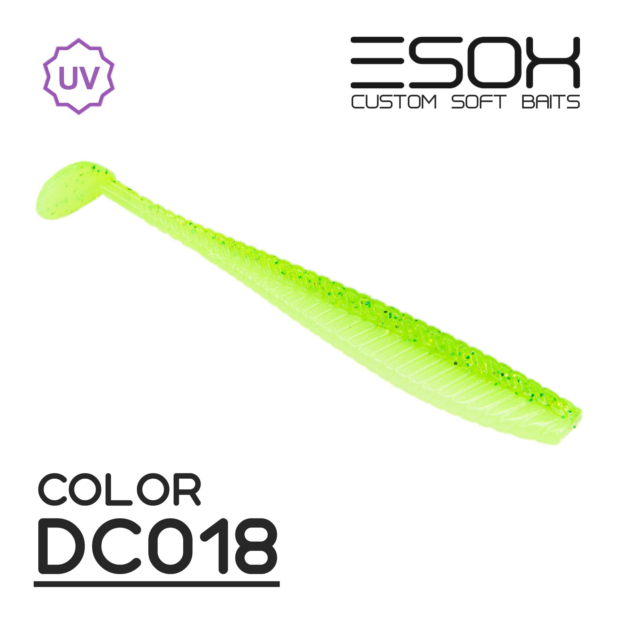 

Силиконовая приманка Esox Tratta 106 мм цвет dc018 5 шт, Разноцветный, Tratta
