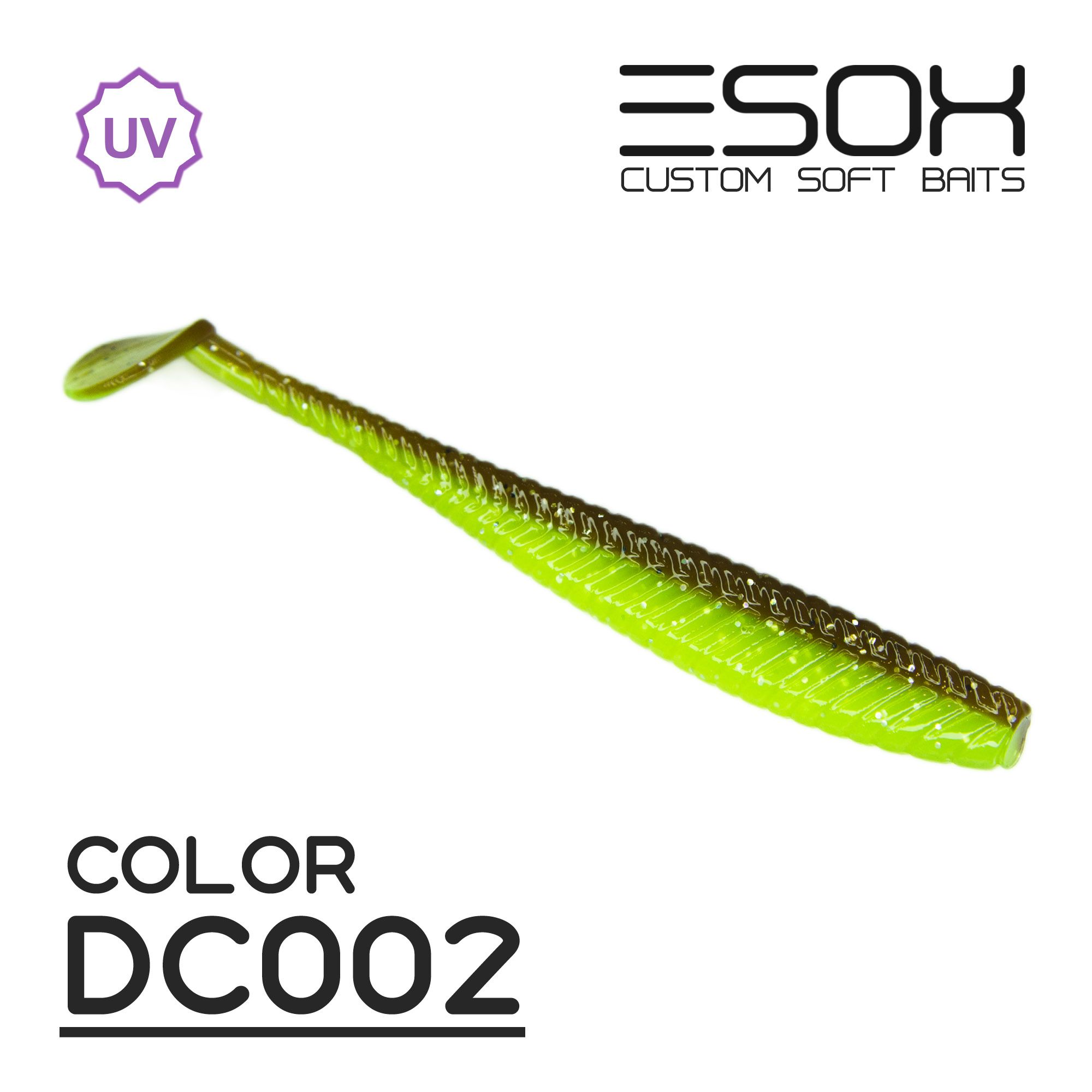 

Силиконовая приманка Esox Tratta 106 мм цвет dc002 5 шт, Разноцветный, Tratta
