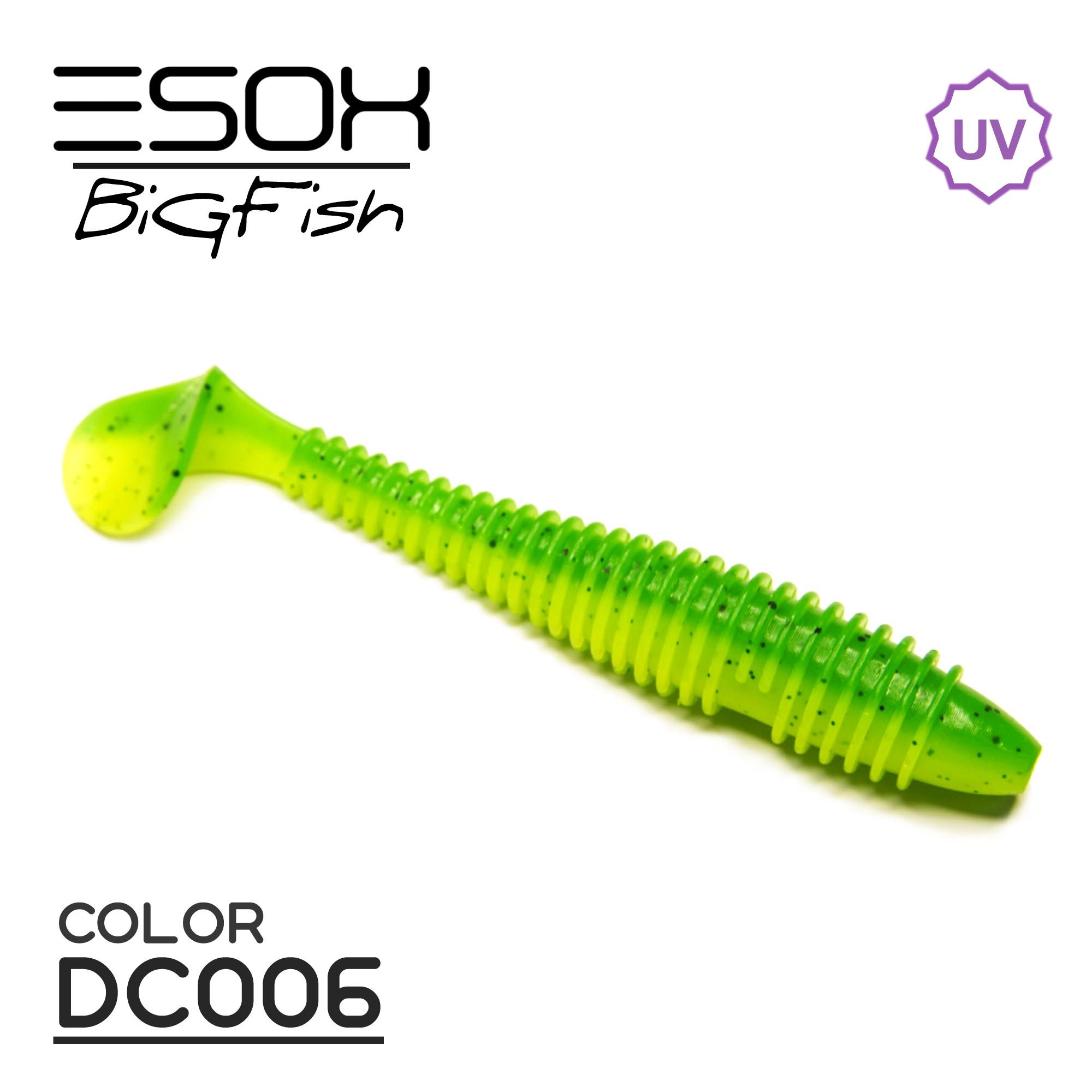 

Силиконовая приманка Esox Swinky Fat 173 мм цвет dc006 3 шт, Разноцветный, Swinky Fat