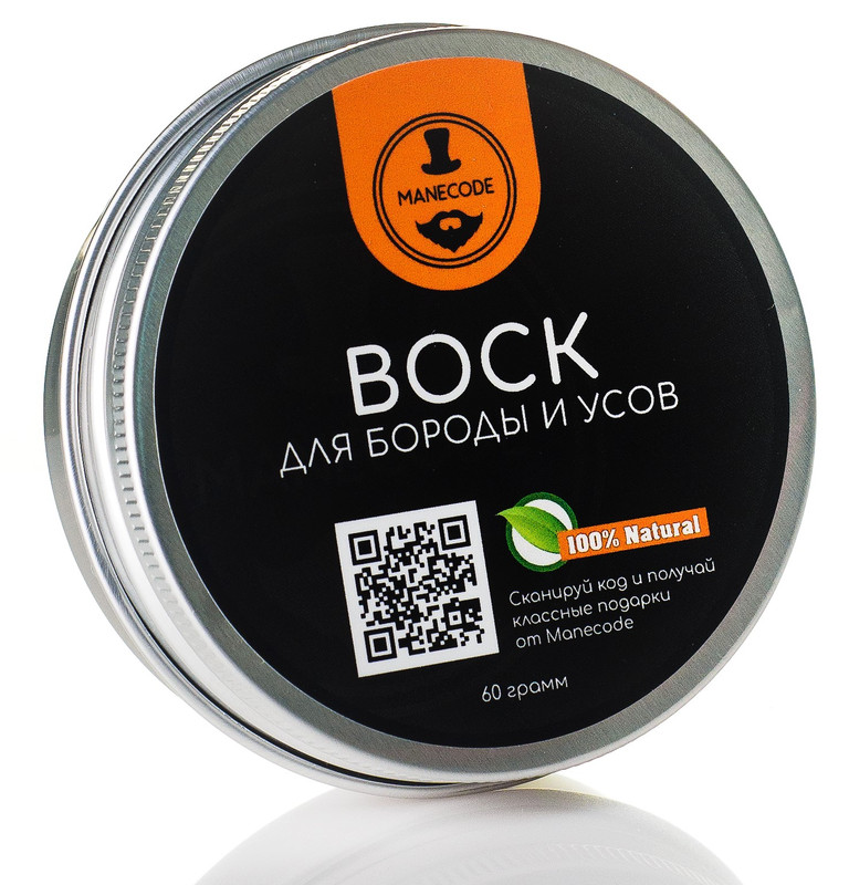 

Воск для бороды, усов и волос Manecode мужской из натуральных ингредиентов