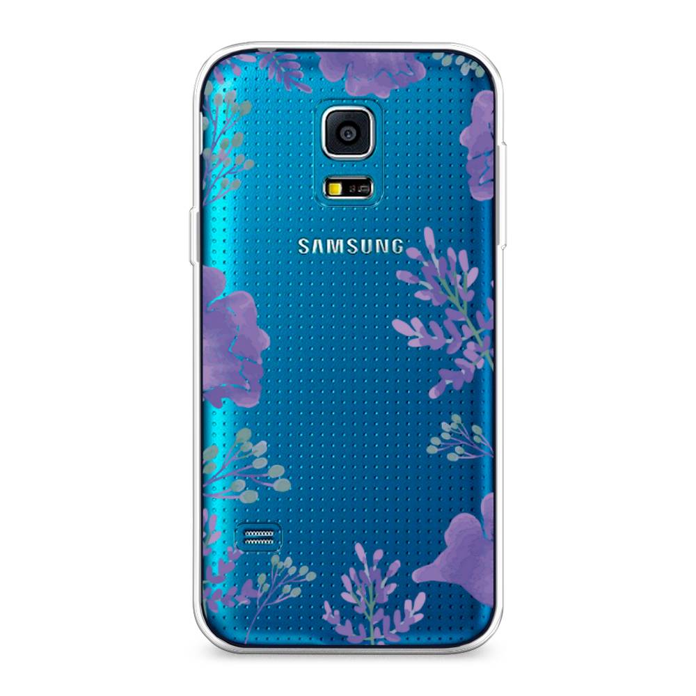 

Чехол Awog "Сиреневая цветочная рамка" для Samsung Galaxy S5 mini, 24250-8