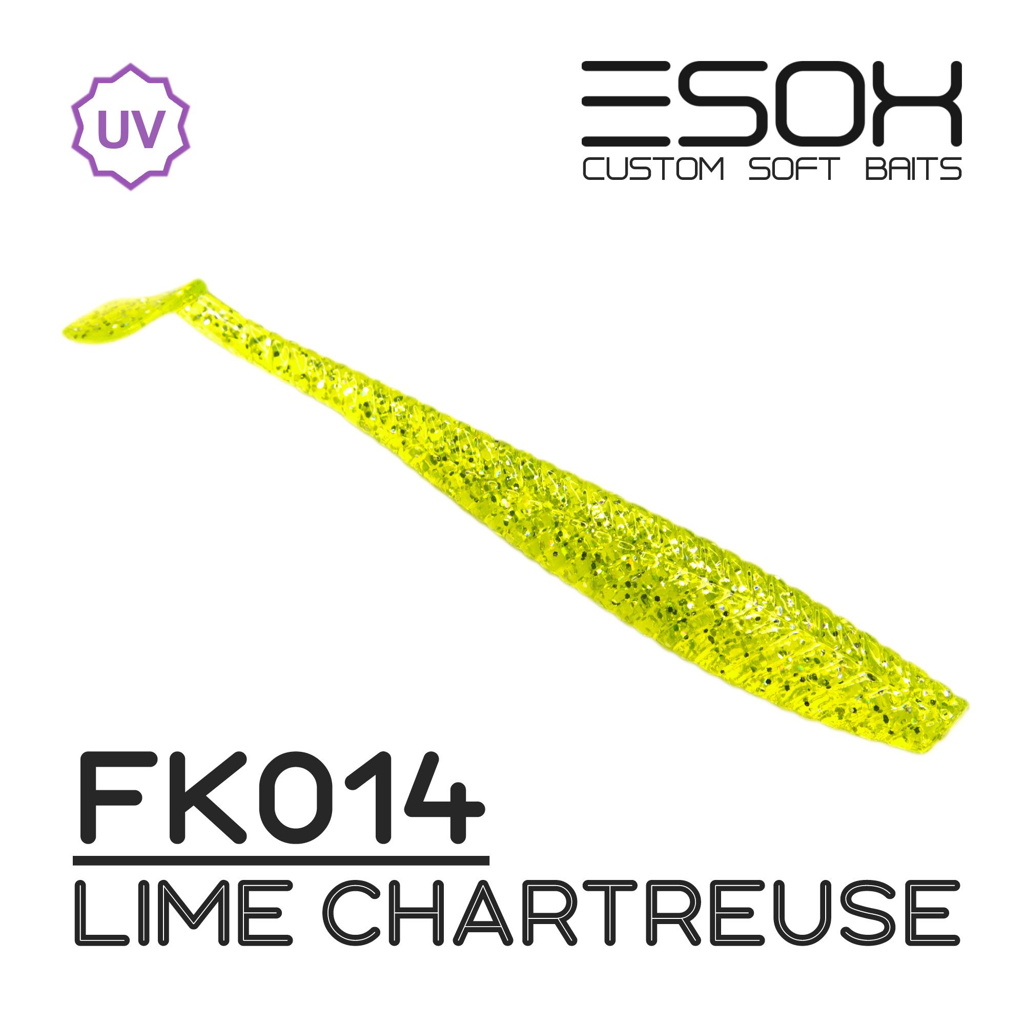 

Силиконовая приманка Esox Tratta 106 мм цвет fk014 Lime Chartreuse 4 шт, Разноцветный, Tratta