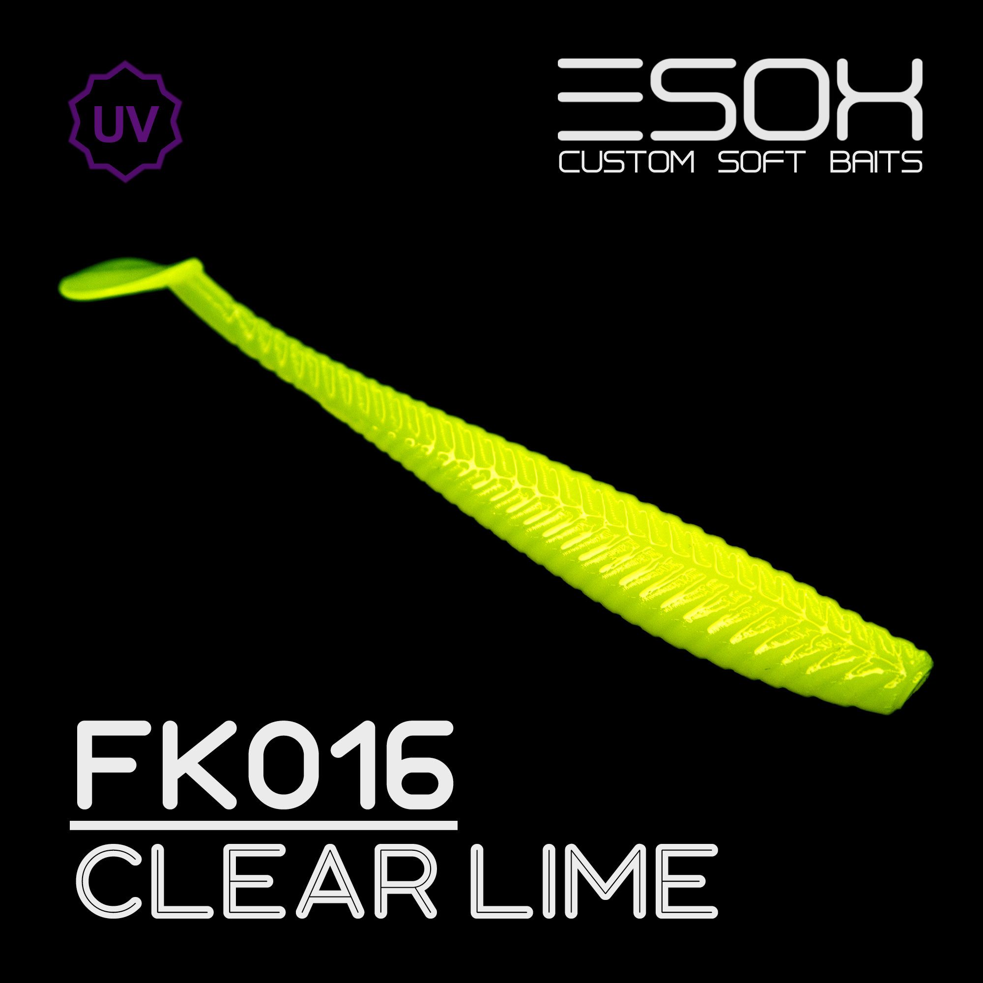 

Силиконовая приманка Esox Tratta 106 мм цвет fk016 Clear Lime 4 шт, Разноцветный, Tratta