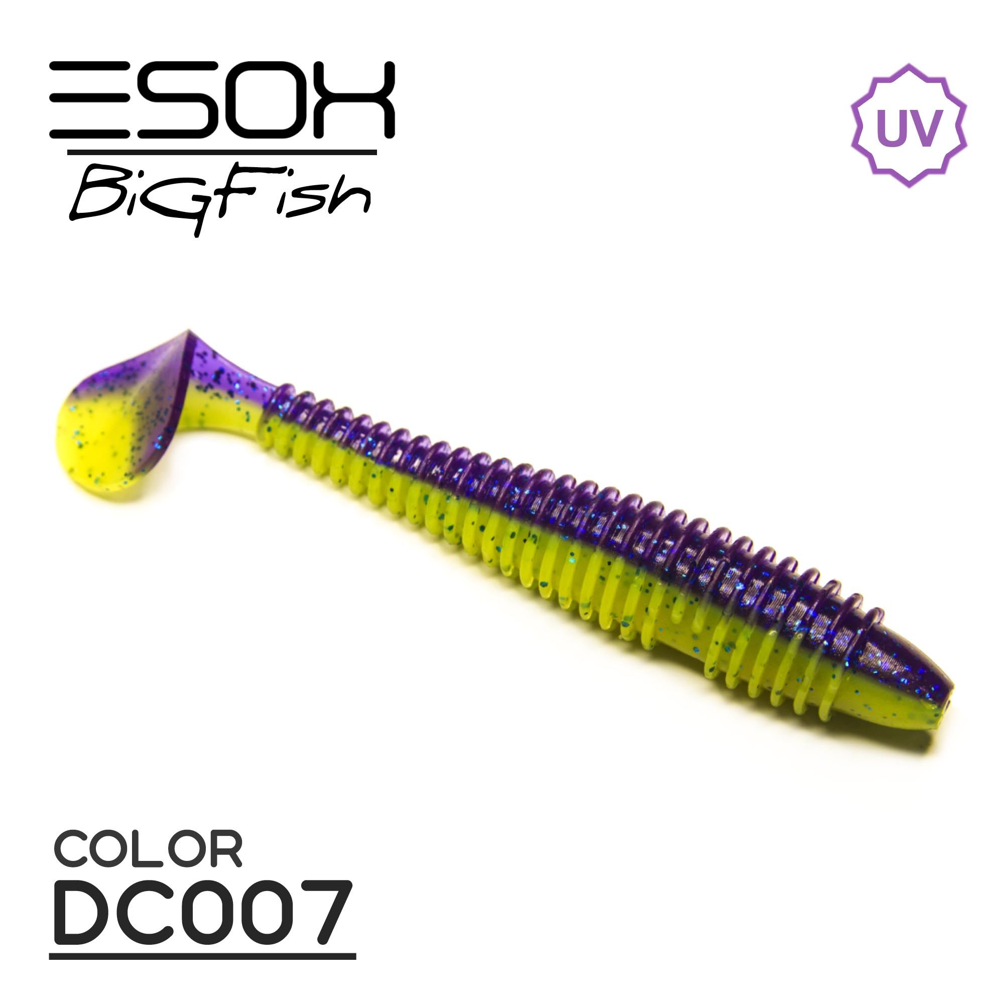 

Силиконовая приманка Esox Swinky Fat 173 мм цвет dc007 3 шт, Разноцветный, Swinky Fat