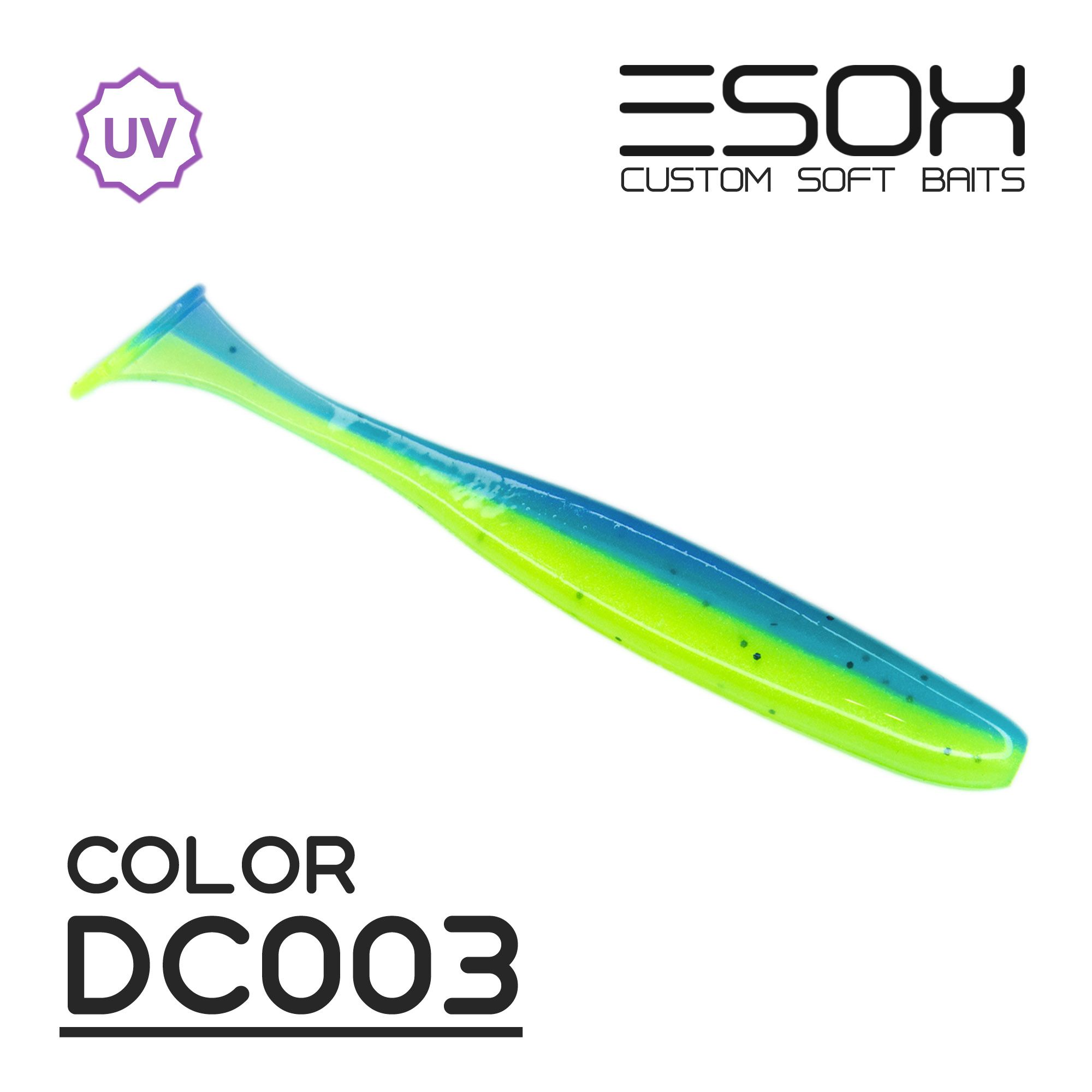 

Силиконовая приманка Esox Sheasy 80 мм цвет dc003 6 шт, Разноцветный, Sheasy