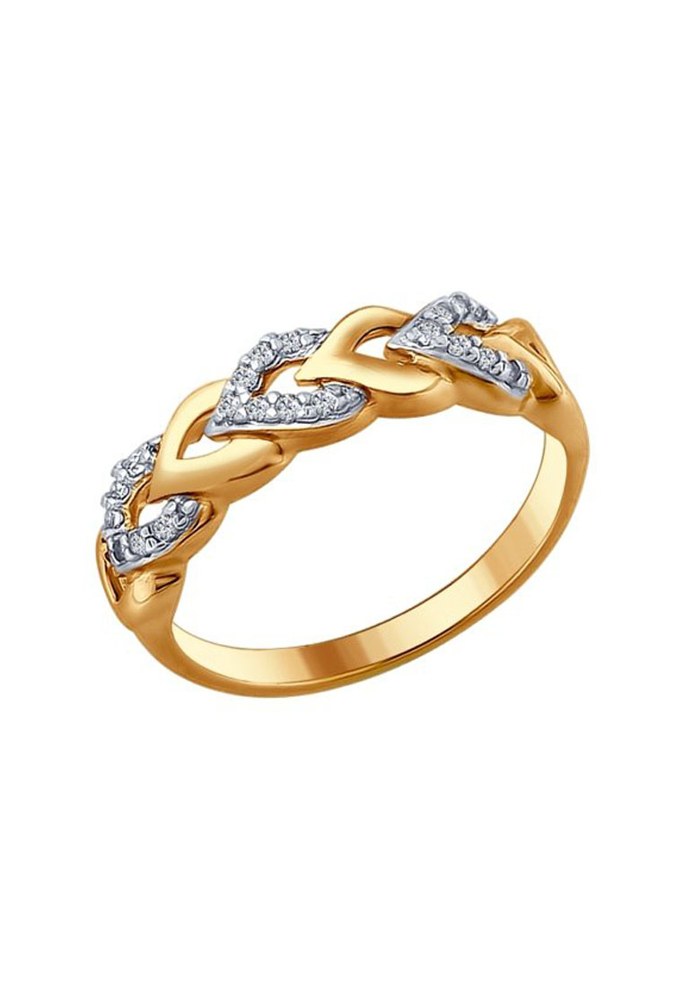 

Кольцо из серебра с фианитом р. , SOKOLOV 93010674, 93010674_k