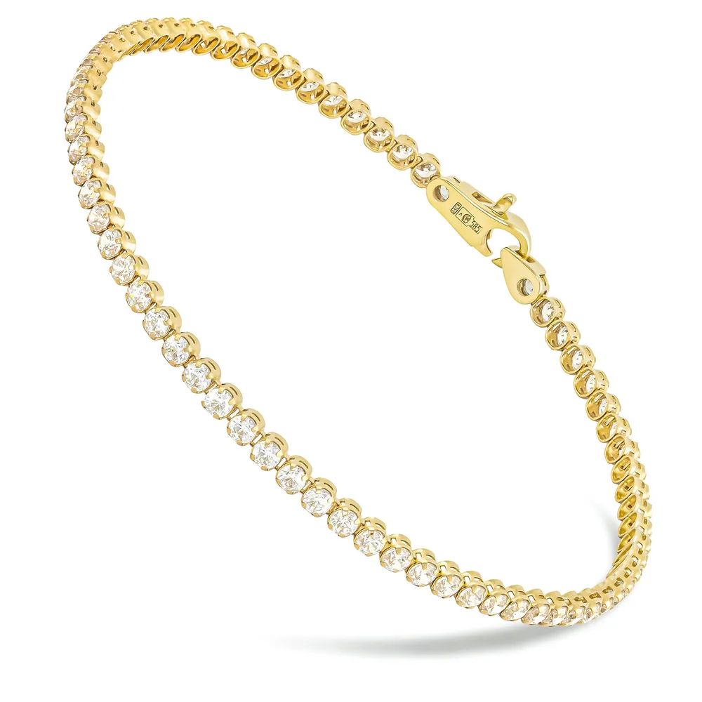 

Браслет из золота р.  Jewelry Hall 0606038, фианит, 0606038