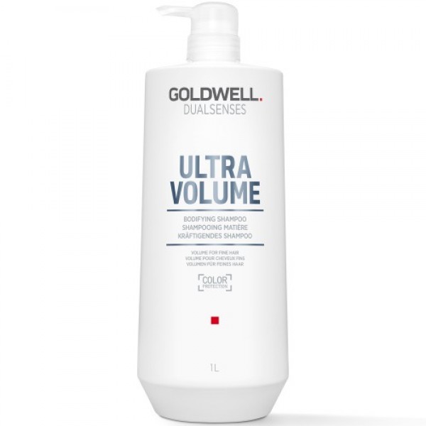 Шампунь для объема Goldwell Dualsenses Ultra Volume Bodifying Shampoo 1000 мл goldwell сухой шампунь для придания волосам объема dualsenses ultra volume bodifying dry shampoo