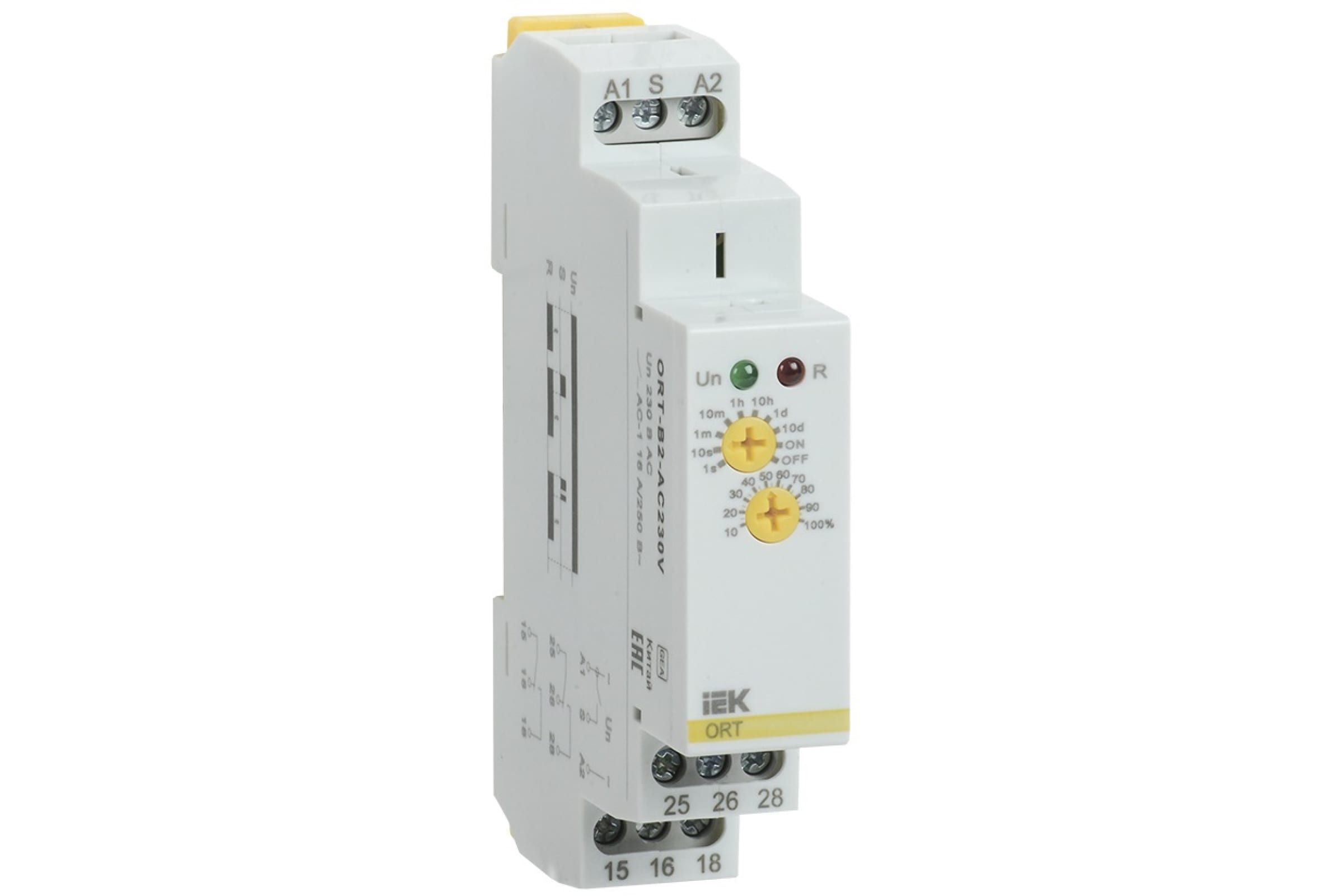 

Реле задержки выключения ORT 2 контакта 230 В AС ORT-B2-AC230V IEK