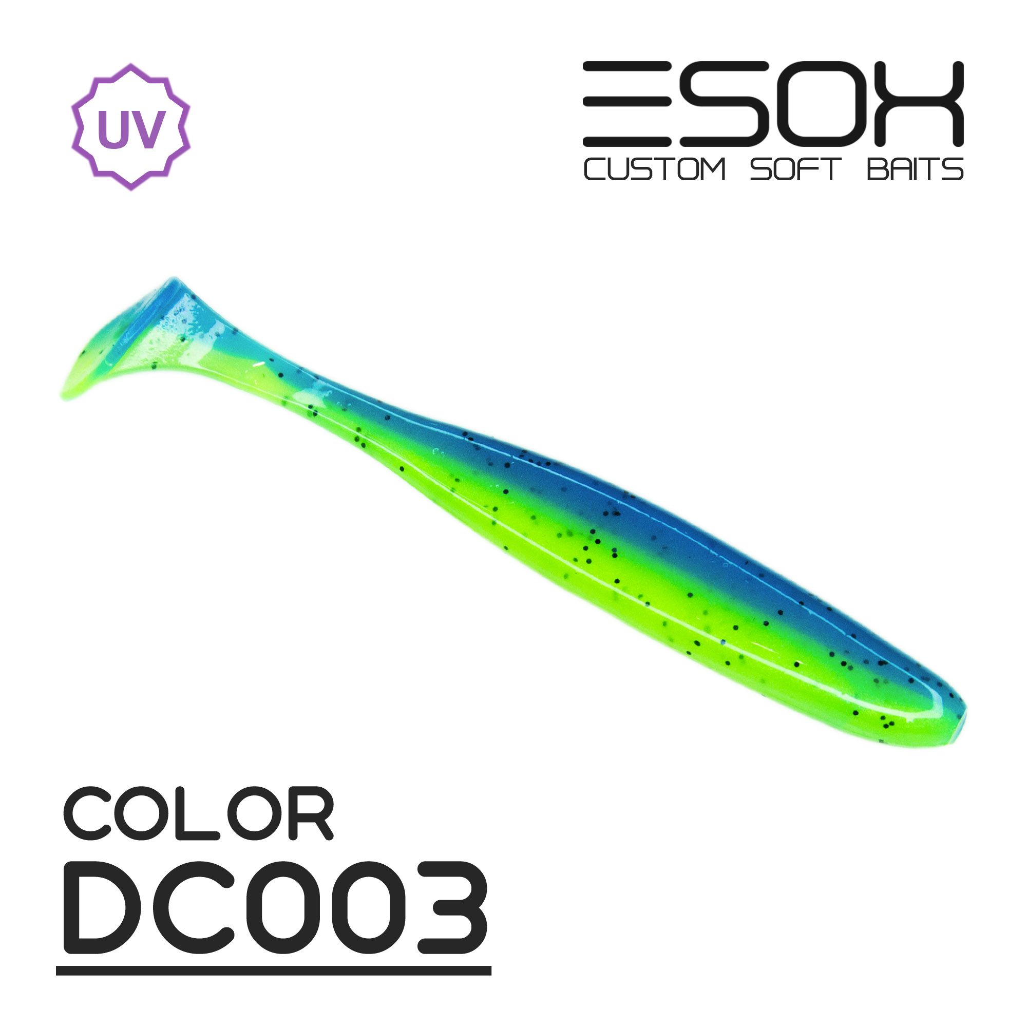 

Силиконовая приманка Esox Sheasy 112 мм цвет dc003 4 шт, Разноцветный, Sheasy