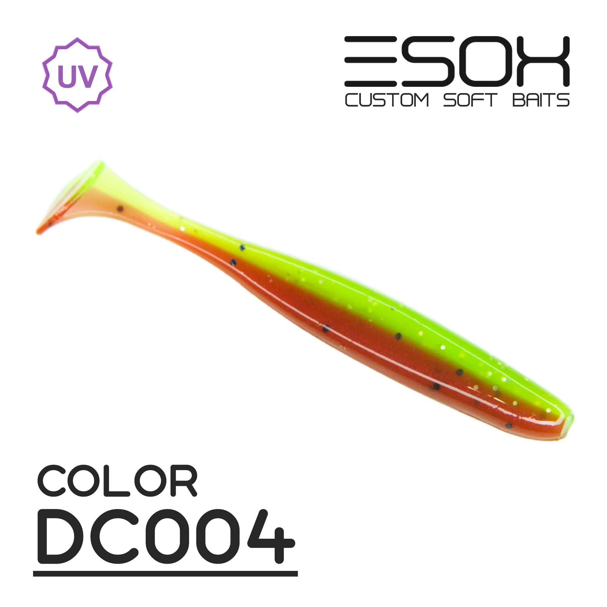 

Силиконовая приманка Esox Sheasy 80 мм цвет dc004 6 шт, Разноцветный, Sheasy