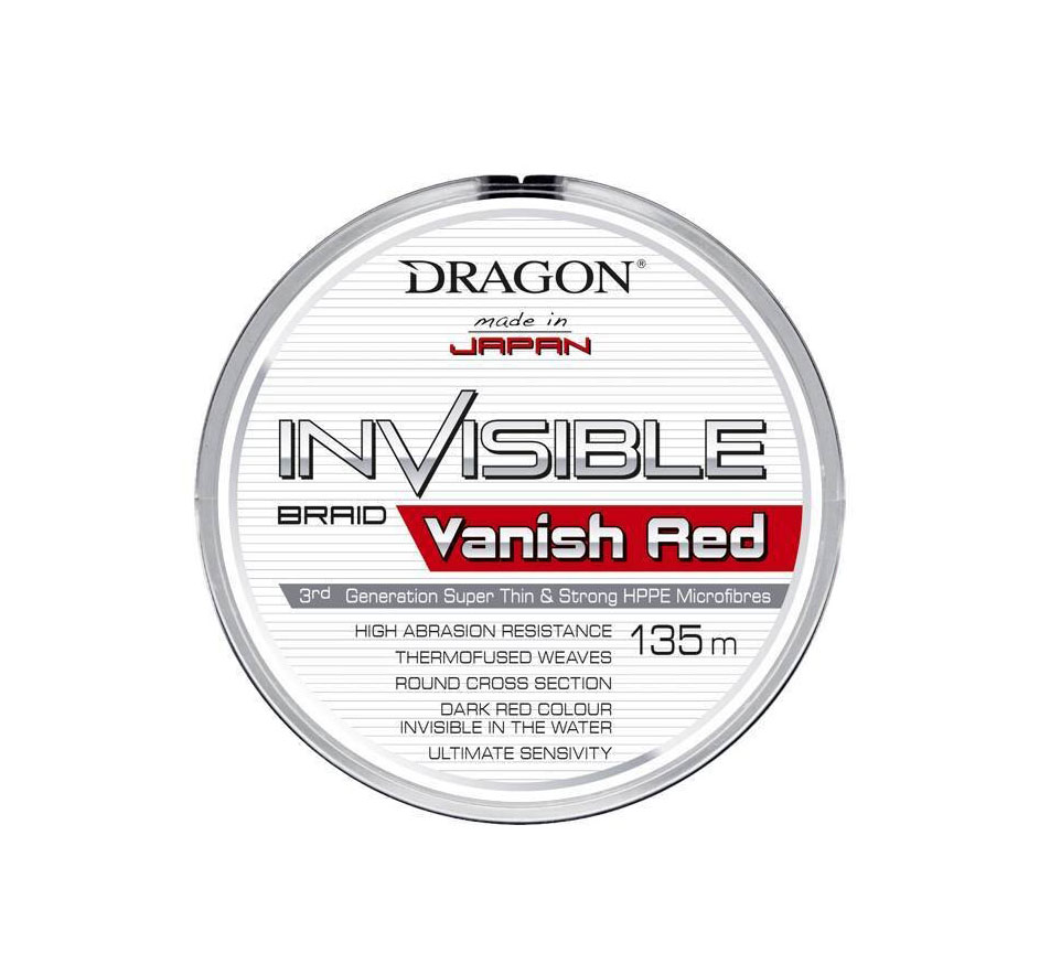 

Шнур Dragon Invisible Vanish Red (135m 0,16mm 14.90kg) 41-10-8