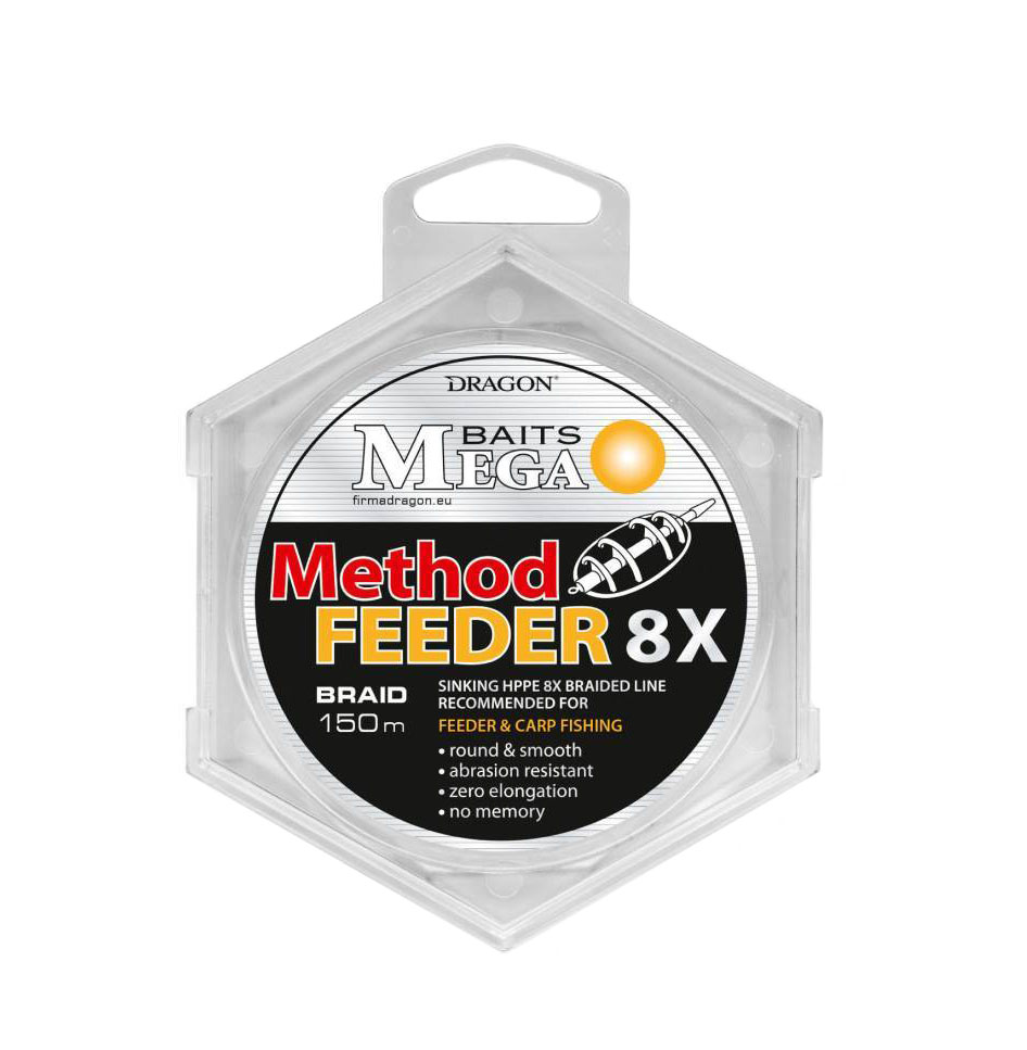 

Шнур Dragon MegaBAITS Method Feeder 8X (150m 0,10mm 10.90kg) 44-11
