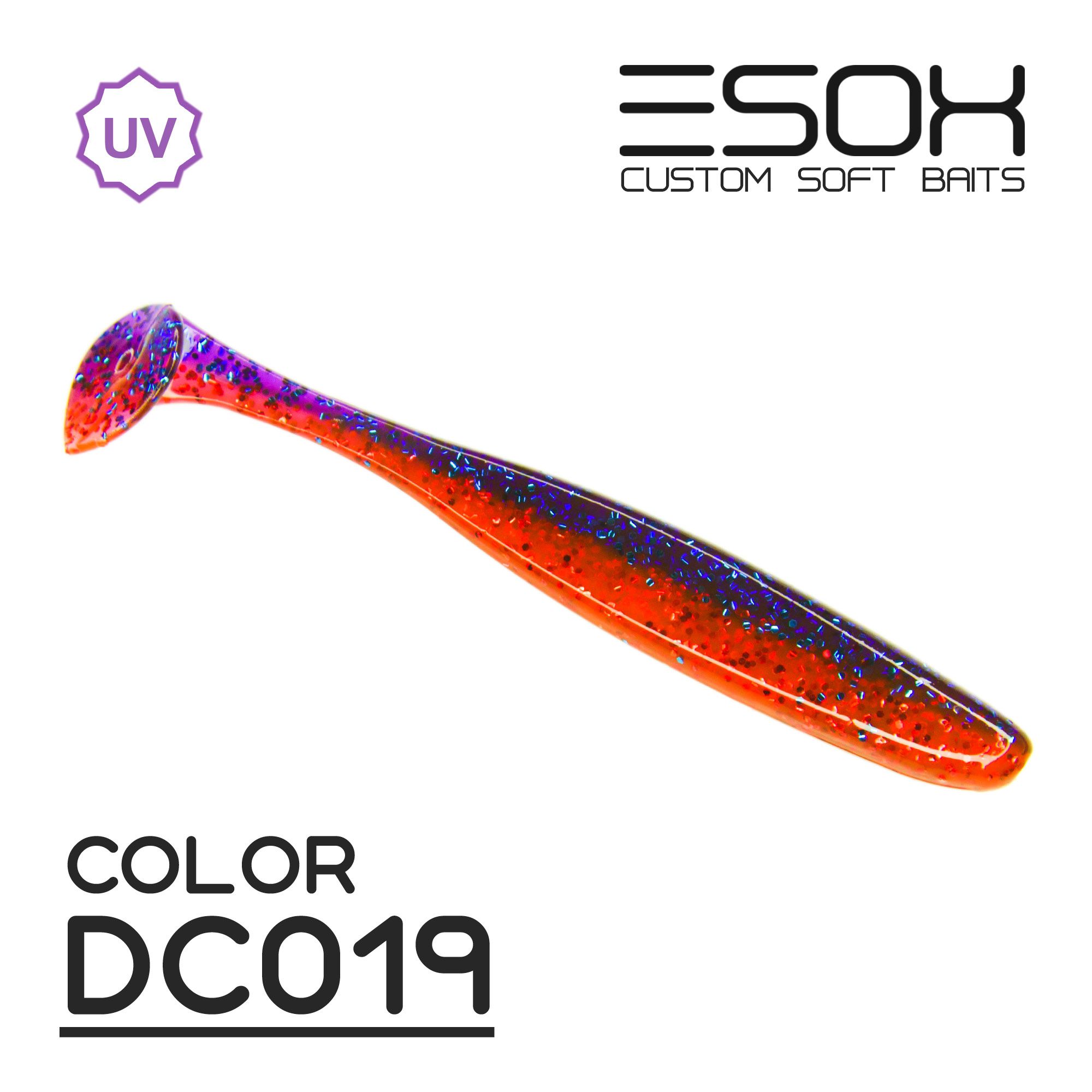 

Силиконовая приманка Esox Sheasy 80 мм цвет dc019 6 шт, Разноцветный, Sheasy