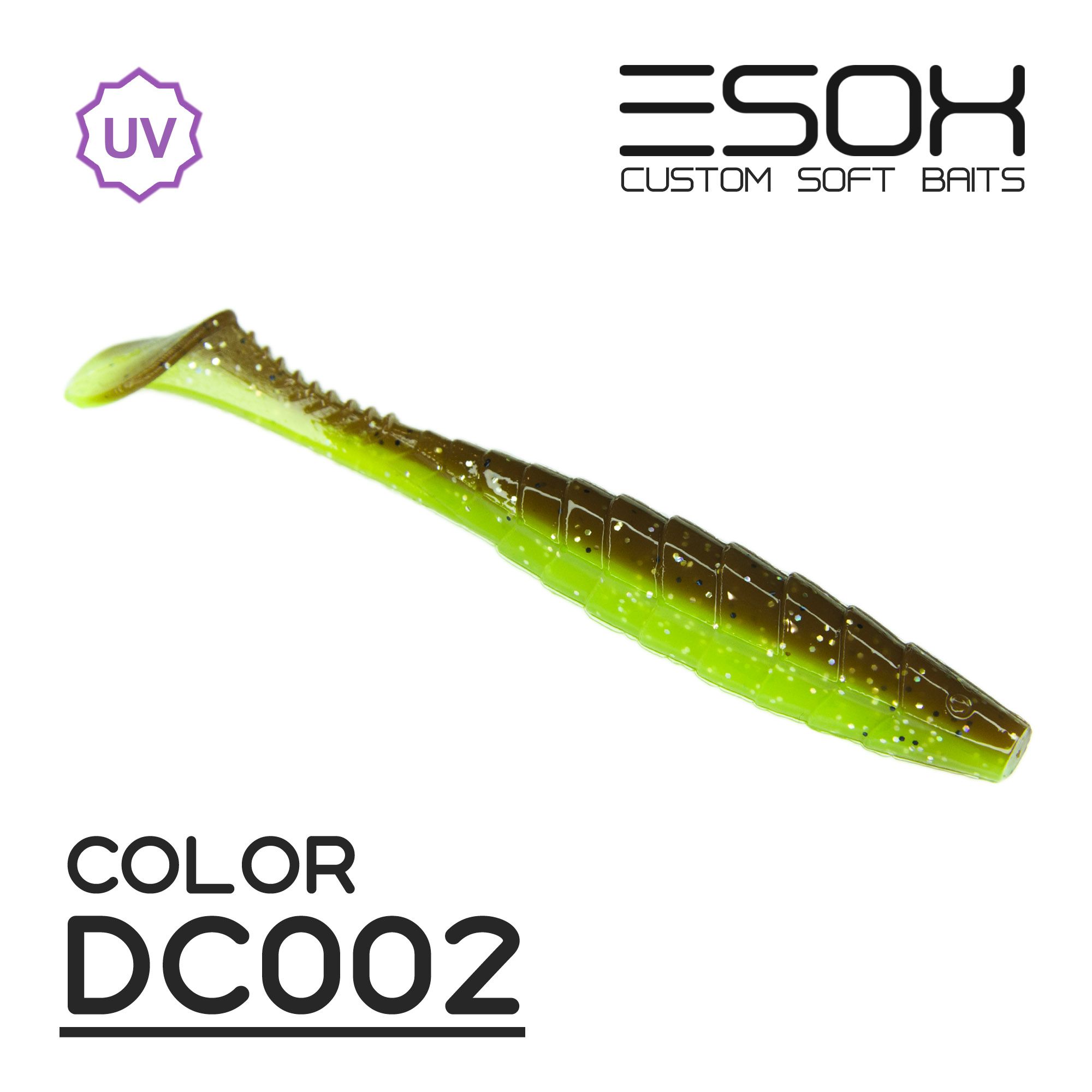 

Силиконовая приманка Esox Gekasa 102 мм цвет dc002 5 шт, Разноцветный, Gekasa